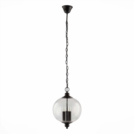 Светильник подвесной Черный/Прозрачный E14 3*60Вт SL362.303.03 ST LUCE