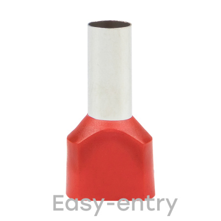 Наконечник штыревой втулочный изолированный НШвИ(2) 10,0-14 (50шт) PROxima EKF