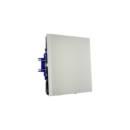 Перекрестный переключатель встраиваемый Voltum S70 одноклавишный 10А, (сталь)