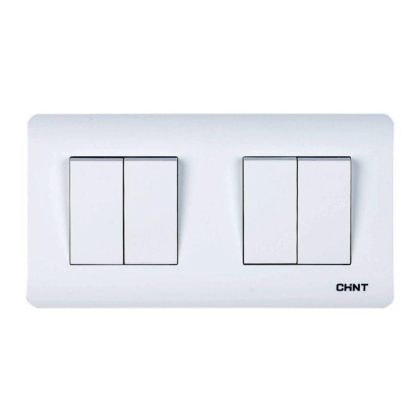 Выключатель 4-клавишный проходной 10А 250В CHINT