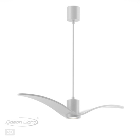 Подвес GU10 1*5W BIRDS белый/стекло C ODEON LIGHT