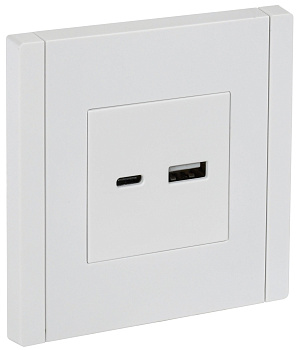 FORTE&PIANO Розетка USB A+C 18Вт FP251 белый IEK