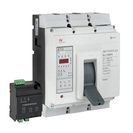 Выключатель автоматический AV POWER-5/3 1600А 70кА ETU4,2 AVERES EKF