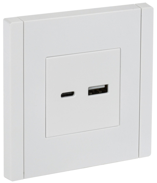 FORTE&PIANO Розетка USB A+C 18Вт FP251 белый IEK