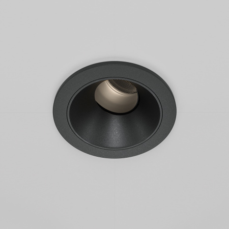 Встраиваемый светильник LED 7Вт Черный IP20 Downlight DL057-7W4K-B Technical Maytoni
