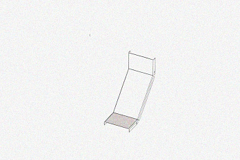 Крышка лотка КЛП 250х50-90 У3 для поворота трассы вверх на 90, окрашенная, S1,5