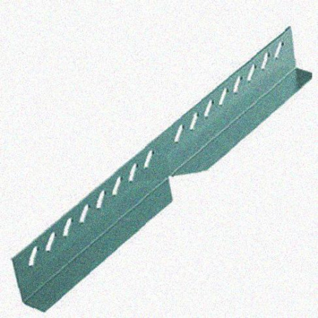 Соединитель /поворотная пластина замковая СППЗх100 УТ1,5, оцинкованный лист, S1,0