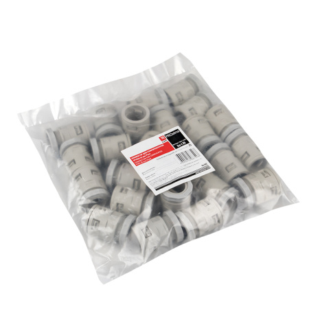 Коннектор для гофрированной трубы (25 мм) (25 шт) EKF-Plast