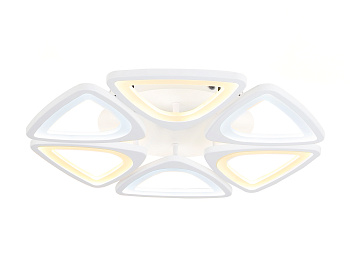 Потолочный светодиодный светильник с пультом FA4494/6 WH белый 4200K/3000K+6400K/6400K+3000K 84W D450*80 (ПДУ ИК) Ambrella Light