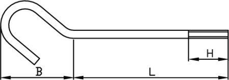 Крюк изолированный для коробки потолочной, 95мм DKC