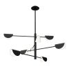 Люстра 8*G9 28Вт Черный IP20 Mollis MOD126PL-08B Technical
