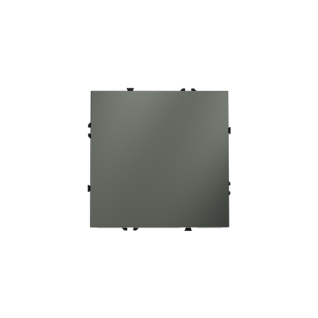 Выключатель встраиваемый Voltum S70 одноклавишный 10А, (титан)