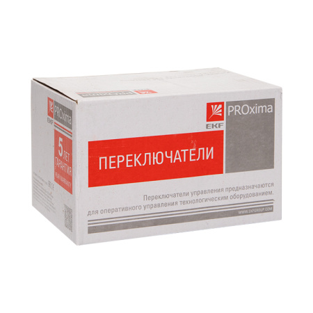 Переключатель АС-22 2P черный NO+NC PROxima EKF