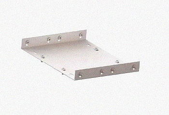 Соединитель лотковый замковый СЛЗ-400х100х1,0 УХЛ1, оцинкованный лист, S1,0