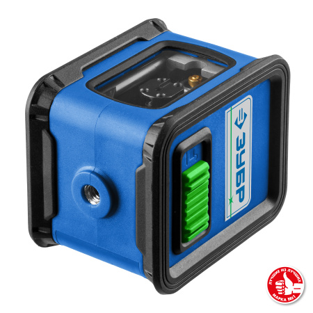 КРЕСТ зеленый нивелир лазерный ЗУБР