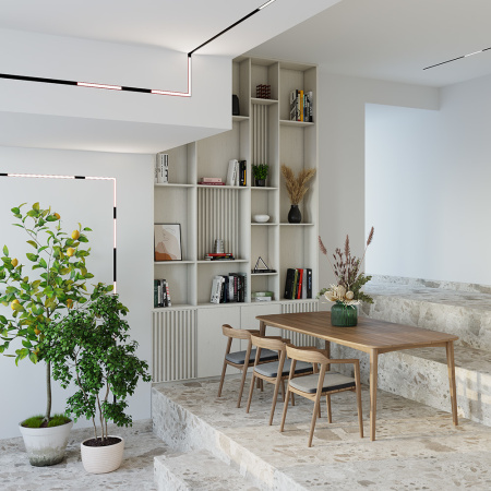 Трековый светильник LED 24Вт Черный IP20 Magnetic track system Exility TR042-2-24W3K Technical Maytoni