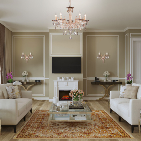 Люстра с хрусталем 5*E14 60Вт белый с золотом IP20 Elisha (3281/5 белый с золотом) Eurosvet Люстра с хрусталем 5*E14 60Вт белый с золотом IP20 Elisha (3281/5 белый с золотом) Eurosvet