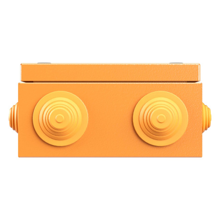 Коробка стальная FS с кабельными вводами и клеммниками, IP55, 150х150х80 мм, 5р, 450V, 10A, 6 мм2 DKC