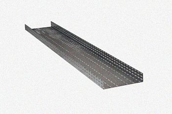 Лоток глухой ЛМГ 75х65х3000 УХЛ1, оцинкованный лист S1,5