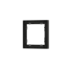 Рамка пластиковая Voltum S70 на 1 пост, (черный матовый)