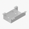 Соединитель нижний У1102 200х80 УТ1,5 с метизами, оцинкованный лист, S1,5