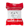 Валенсия Розетка 1-местная с/з 16А белая с защ, штор, с 2 USB 2,1А EKF