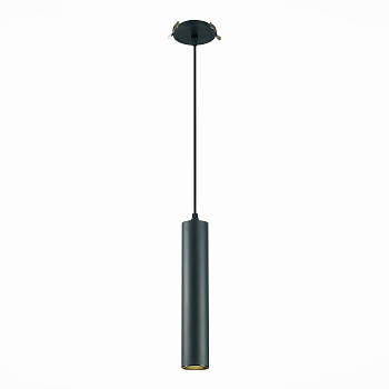 Встраиваемый подвесной светильник Черный GU10 1*50Вт IP20 D54xH290 220В Без ламп ST151.408.01 ST LUCE