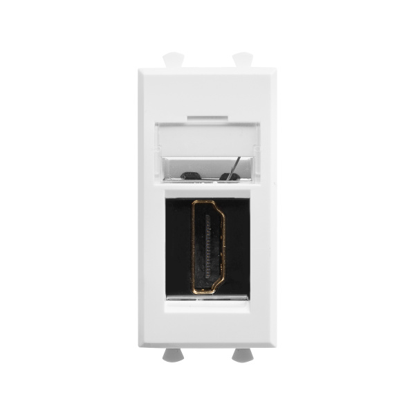 HDMI розетка модульная, тип А-А, "Avanti", "Белое облако", 1 модуль DKC