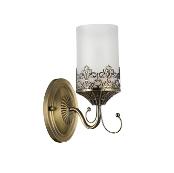Настенный светильник (бра) 1*E14 60Вт Бронза IP20 Sherborne FR2563-WL-01-BZ Freya