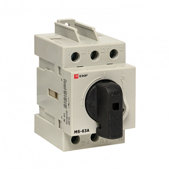 Рубильник модульный MS-63A 3П на DIN-рейку PROxima EKF