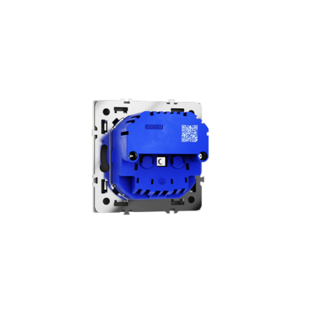 Розетка встраиваемая Voltum S70 с заземлением и защитными шторками, 16А, с USB, A+C, (кашемир)