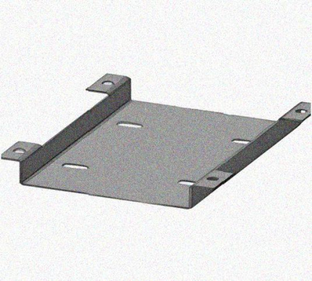 Соединитель нижний У1102 100х50х1,0 УТ1,5, оцинкованный лист, S1,0