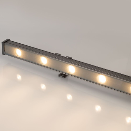 Линейный прожектор AR-LINE-1000-12W Warm3000 (GR, 15x60 deg) 230V IP65 Arlight, 