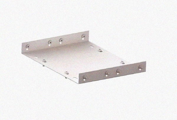 Соединитель лотковый замковый СЛЗ-75х50х1,0 УТ1,5, оцинкованный лист, S1,0