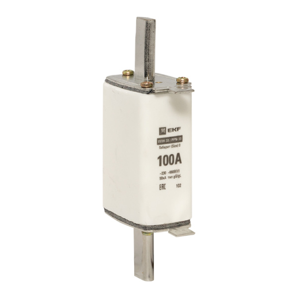 Плавкая вставка ППН-33 160/100А габарит 0 PROxima EKF