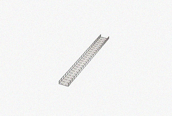 Лоток замковый перфорированный ЛМЗ 600х60х3000 УТ1,5, горячее цинкование, S1,5