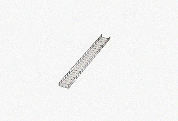 Лоток замковый перфорированный ЛМЗ 150х150х3000 УХЛ1, горячее цинкование, S1,0