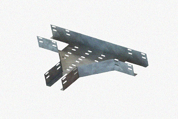 Лоток тройниковый перфорированный ОТ 100х100 УХЛ1, горячее цинкование S1,5