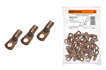 Наконечник кабельный медный под опрессовку ТМ 25-8-7 ГОСТ 7386-80 TDM