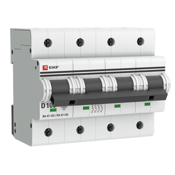 Выключатель автоматический ВА МОД 4П 100А D 15кА PROxima EKF
