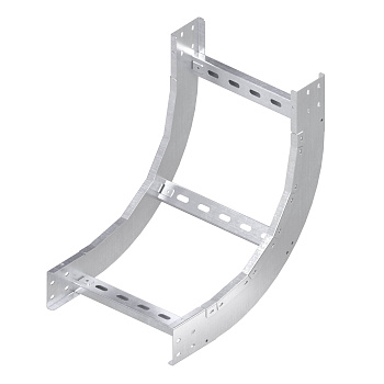 Угол лестничный вертикальный внутренний 90 градусов 80х200, толщ. 3 мм, R300, алюминий DKC