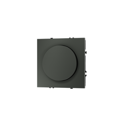 Светорегулятор встраиваемый Voltum S70 поворотно-нажимной 600 Вт, (титан)