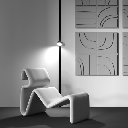 Трековый светильник LED 18Вт Черный IP20 Magnetic track system Exility TR040-2-18W4K Technical Maytoni