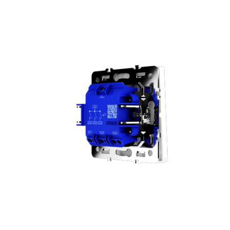 Выключатель встраиваемый Voltum S70 трехклавишный 10А, (белый глянцевый)