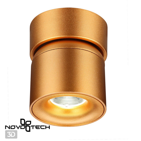 Св-к накл.св/д IP20 LED 10W 850Лм 4000K 220V GESSO матовое золото NOVOTECH