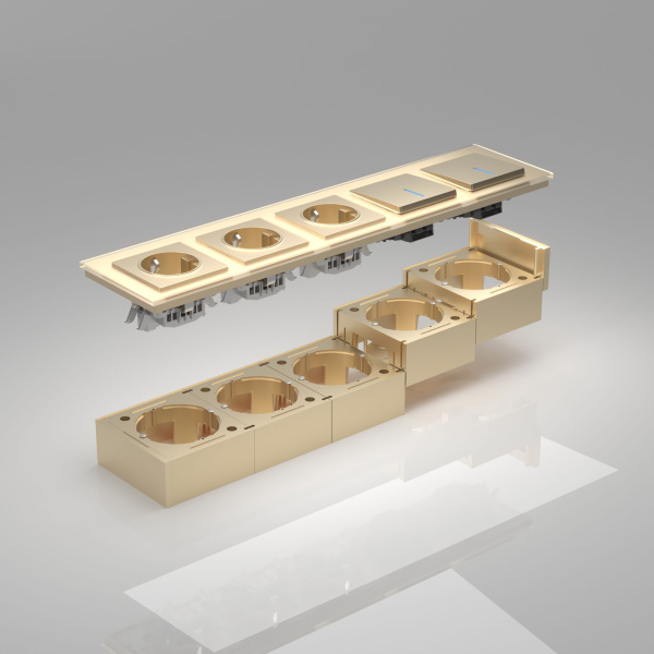 Коробка для накладного монтажа (шампань) Werkel