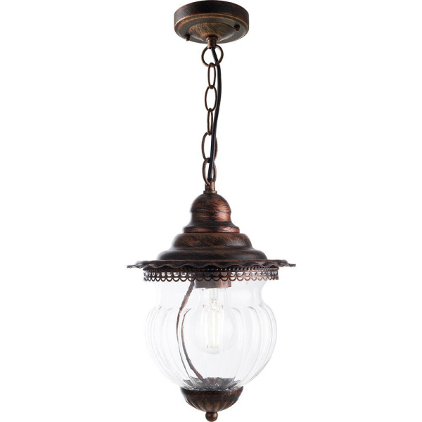 Светильник садово-парковый Feron PL595 на цепочке 60W 230V E27, коричневый