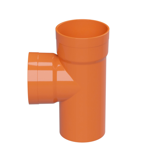 Тройник для двустенных труб, 90 град., полипропилен, д.160мм DKC
