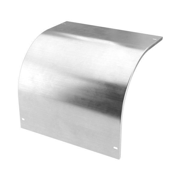 Крышка на угол вертикальный внешний 90 градусов 50х100, 1,5 мм, алюминий DKC