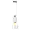 Подвес G9 1*40W LOSTAR хром/белый/прозрачный/стекло C ODEON LIGHT